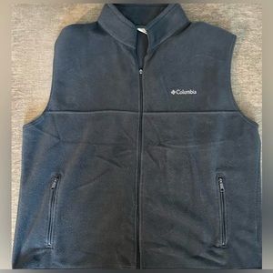 Fleece zip up vest. Missing part of the zipper (see photo)